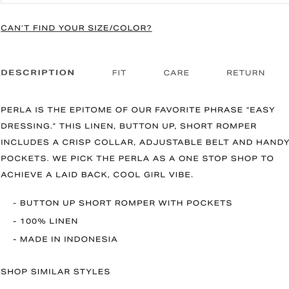Mikoh Linen Utilitarian Style Short Romper - Picture 12 of 14